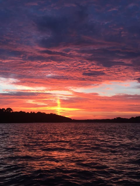 Sunset from the dock. 