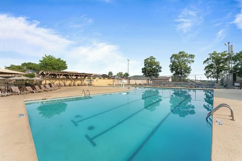 Indoor pool, a heated pool