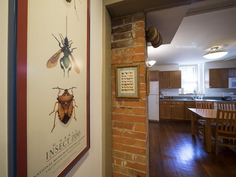 Original floors and visible original brickwork.