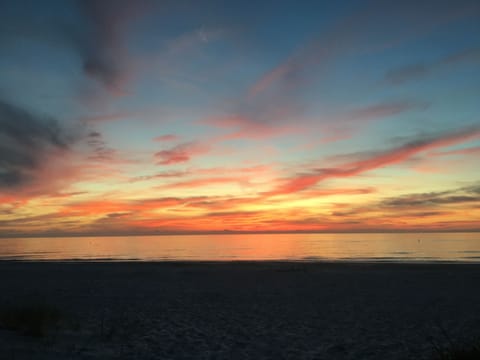 On the beach