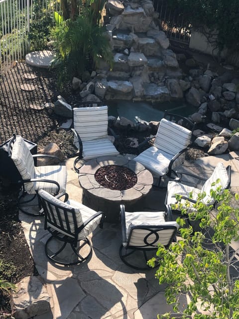 Fire pit area