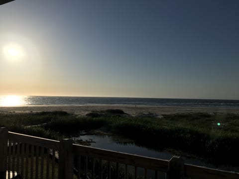 On the beach