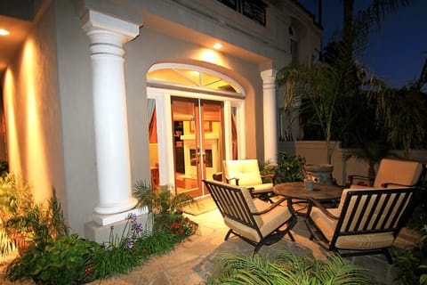 Front Patio in evening