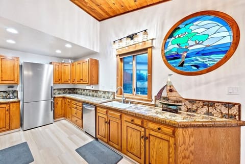 Fully stocked kitchen 