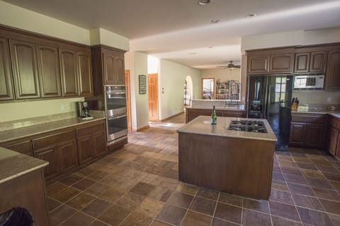 Spacious open floor plan with large kitchen for entertaining