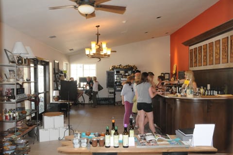 Guests receive wine club discount on wine flights and save 20% on bottled wine.