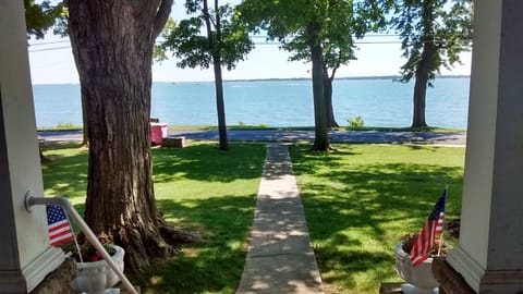 Center view off Old Nest porch
