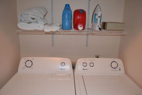Washer/Dryer, Iron, Extra Towels