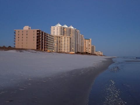 On the beach