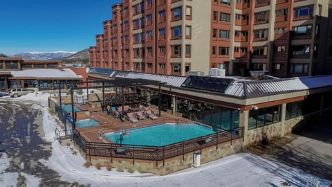 Indoor pool, outdoor pool