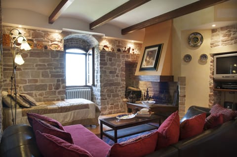 Panoramic view from garden