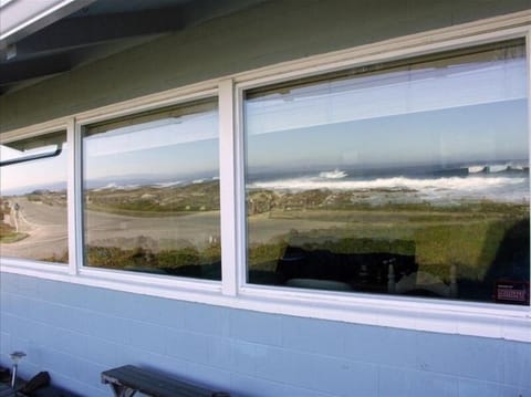 REFLECTION IN FRONT WINDOWS