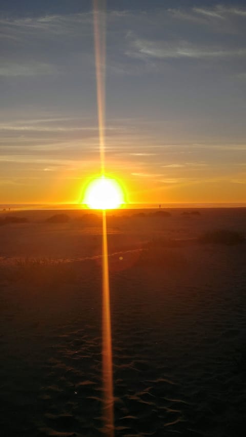 sunset Pacific beach.  
