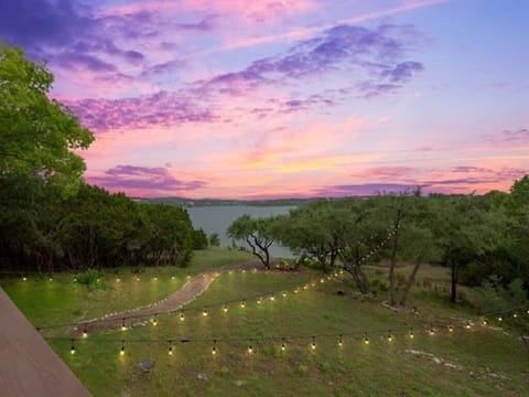 Sunset from the deck