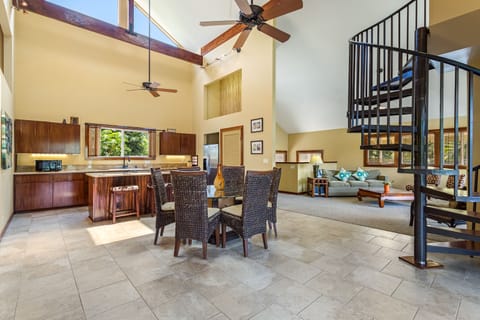 Upstairs dining area