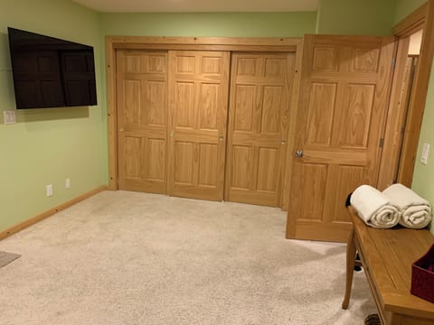 Downstairs second master - huge - king bedroom w/adjoining bathroom