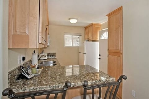 Kitchen of studio unit