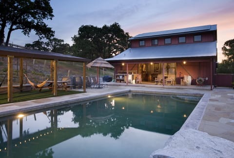 Barn & Salt Water Swimming Pool (Solar Heated from April - October)