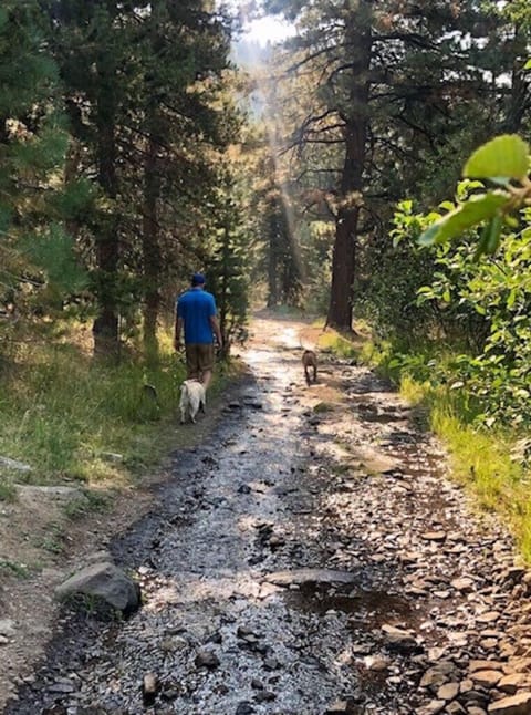 Beautiful, quiet hikes right up the street from our home.