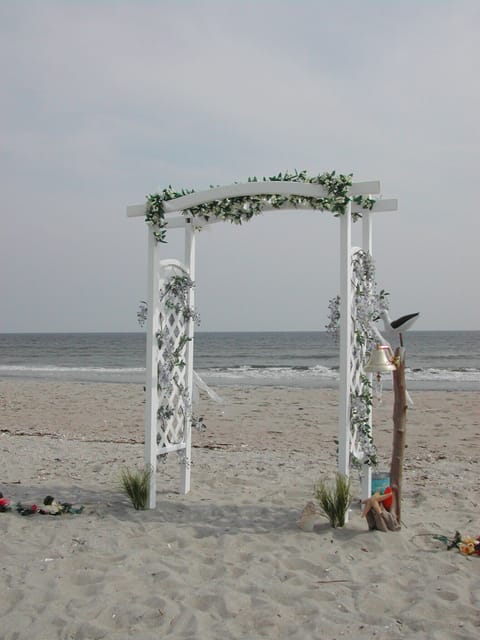 The beach is a great place to hold a wedding, reunion and business retreat