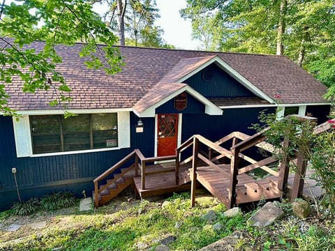 Front of house, 1 covered parking spot available, 3-4 additional uncovered spots