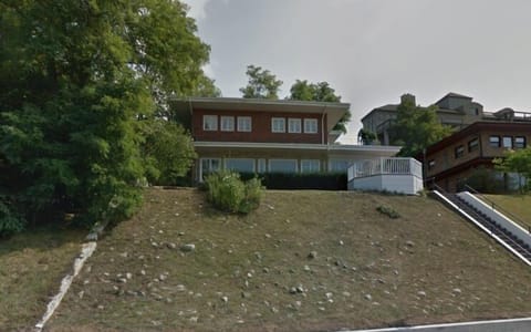 This photo was taken before the new huge exterior deck was built.