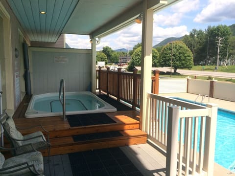 Indoor pool, outdoor pool