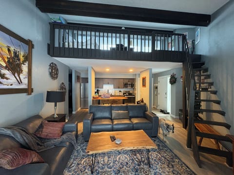 Front view of the living area