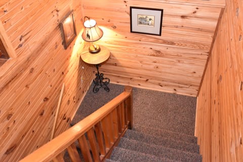 Stairwell from main level to second level