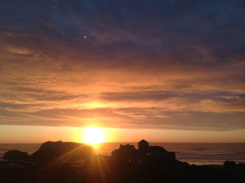 Sunset view as seen from the living room