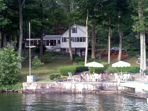 House from the lake.