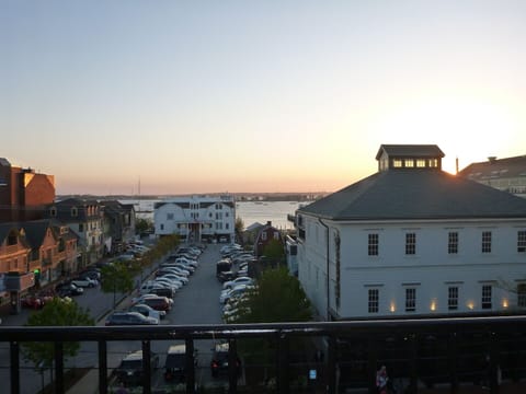 Enjoy the sunset over Newport Harbor from the private, spacious balcony.