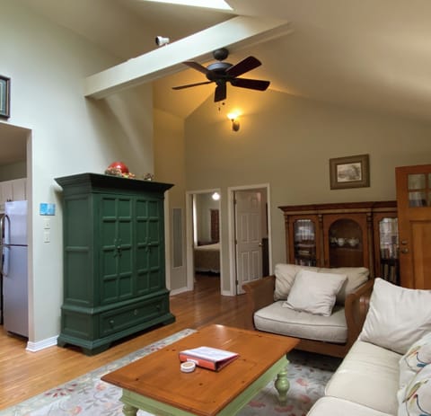 Doors to both Bedrooms and Bath beyond