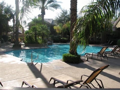 Magnificent pool and spa area.