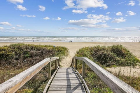 Hit the beach directly from your backyard!