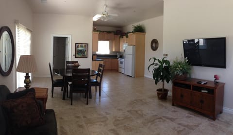 Panoramic view of the social area