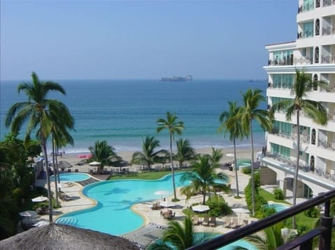 Balcony View and South Pools