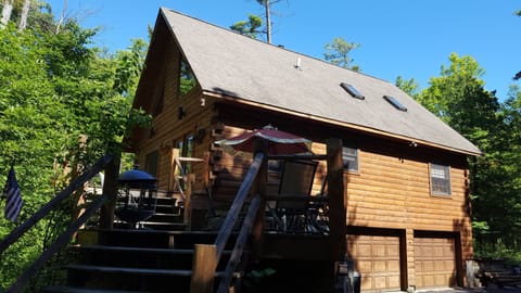 Owner built log cabin