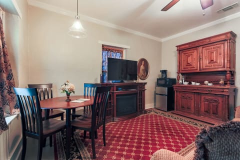 Suite 1- Snuggle by Electric Fireplace