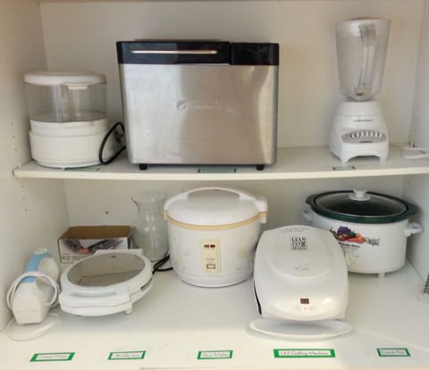 Steamer, Blender, Mixer, Grill, Slow Cooker & Makers for Bread, Rice, & Waffles