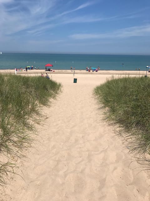 On the beach