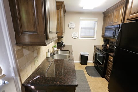 cook to your hearts content - full sized refrigerator, microwave, stove and oven