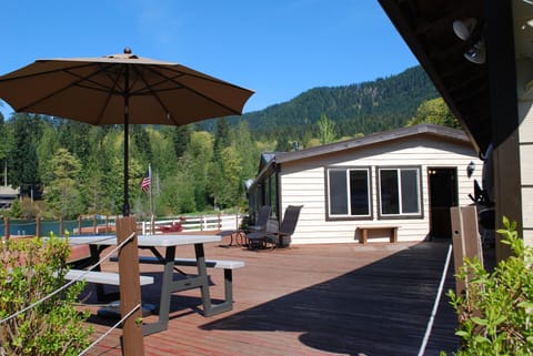 Plenty of room for everyone inside & out.