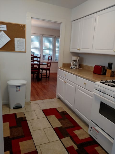 Fully stocked kitchen