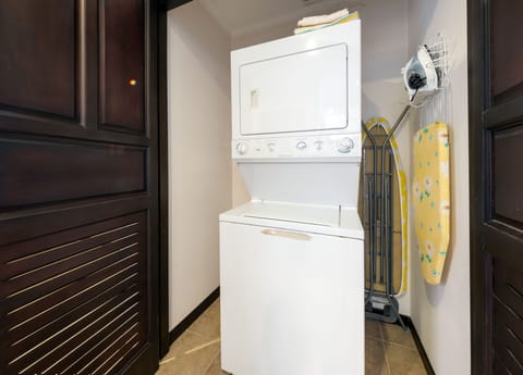 a washer and dryer is provided