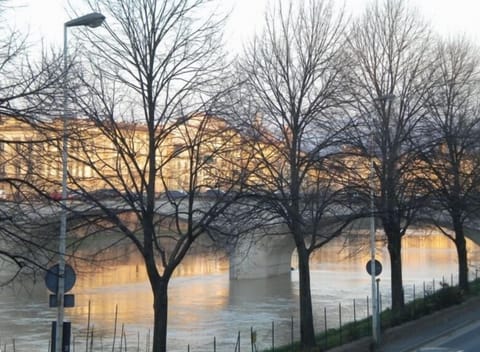 Ponte alla Vittoria bridge View from the apartment