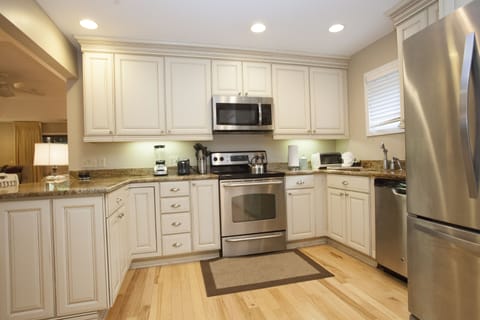 Great Kitchen fully stocked with all dishes, utensils, etc you need!