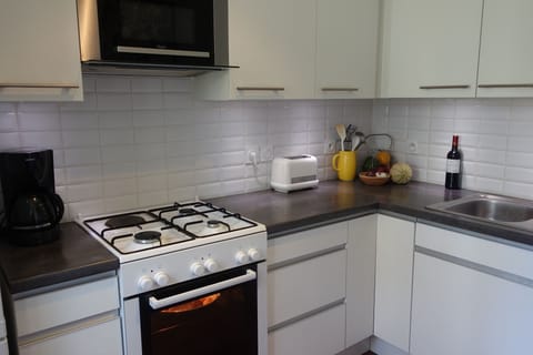 Full kitchen if you want to cook at home.