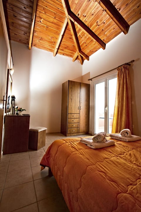 Master bedroom (douple bed) upstairs at House Liakada