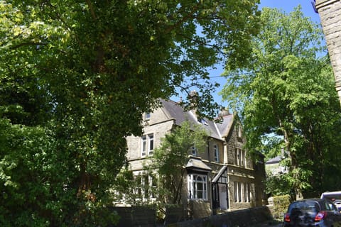 The apartment is part of this stone built period building
